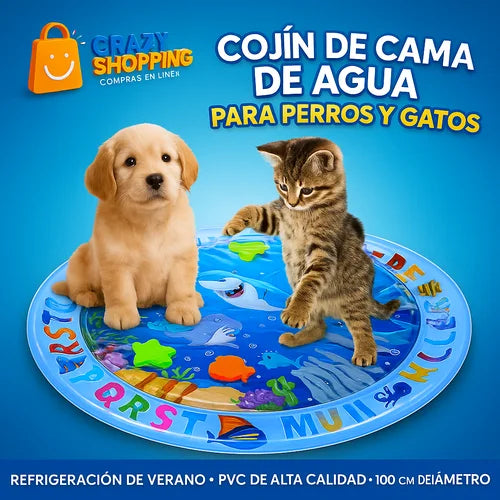 CAMA DE AGUA PARA PERROS Y GATOS