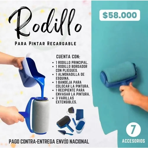 RODILLO RECARGABLE PINTA FACIL