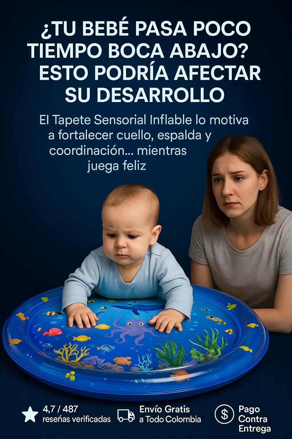 TAPETE DE GATEO PARA BB 100CM - CRAZY SHOPPING